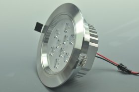 9W CL-HQ-01-9W Recessed Ceiling light Cut-out 114mm Diameter 5.5" Silver Recessed Dimmable/Non-Dimmable LED Downlight