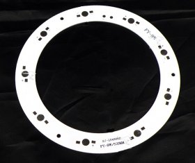 9W High Power LED Ceiling Circular Aluminum Plate