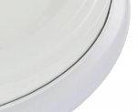 36W 19.68 inch (500mm) odern LED Flush Mount Ceiling Light Fixture Round Acrylic Shade White Finish Mushroom Shape and CCT changable with RF control