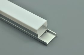 LED Channel aluminum LED Profile for Ceiling (WxH):16.9 mm x 13 mm 1 meter (39.4inch) LED Profile