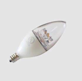 UL CUL Approved 3.5W 300 Lumen LED Candle Light Bulb Dimmable 2700K Warm White Color in E12 Edison Screw Base, 40 Watt Incandescent Lamp Equivalent