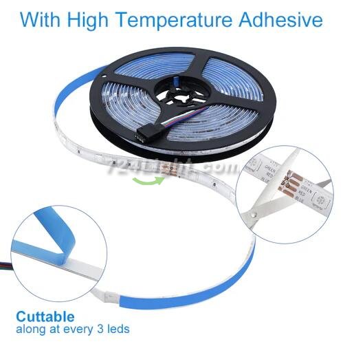16.4FT/5Mtr 150LEDs RGB LED Strip Light Kit SMD5050 30LEDs/Mtr, WiFI Wireless, Smart APP controlled