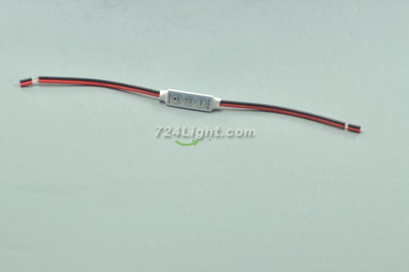 12V 12A Mini 3 Keys Single Color Controller LED Dimmer for LED 3528 5050 strip light
