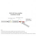 Mini Amplifier 2 Channel for 5V 12V or 24V for Single Color LED Flexible Strip Lights