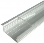 Silver U03 Profile 10x30mm U-Shape LED Aluminum Channel System Aluminum Profile