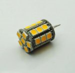 4 Pack 4.5 Watt (50Watt Equivalent) DC12V Tower type G4 Bi-pin base Lamps with 24 pcs Tri-Chip LED SMD5050