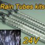 24V LED Meteor Rain Kit with Remote Controller 5pcs 1meter(39.7")