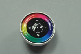 WireLess LED Touch RGB Controller Round Style With Color ring For LED RGB Strips 216W