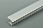 LED Aluminium Extrusion Width 12.2mm Recessed LED Aluminum Channel 1 meter(39.4inch) LED Profile With 23.3mm Flange