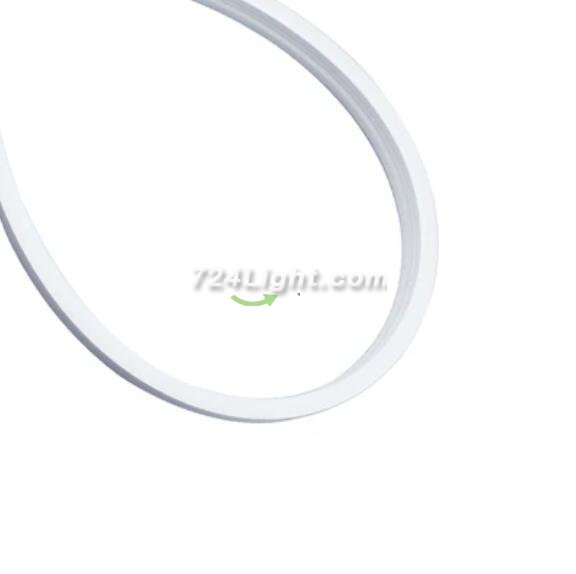 1M/5M/10M/20M Pack of T0410 LED Neon Light Housing Kit with End Caps and Mounting Clips, Flexible Neon Channel Fit for 5mm Wide LED Strip Lights