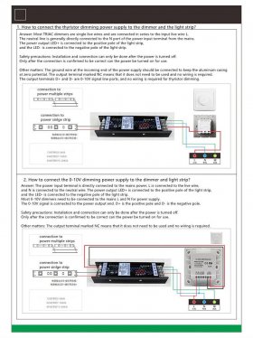 12V 60W 100W 150W Power Supply, Triac Dimmable Constant Voltage LED Driver, 110V AC to 12V/24V DC Transformer Compatible with Standard Wall Dimmers for Under Cabinet LED Strip Lights