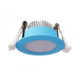 3W LED RECESSED LIGHTING DIMMABLE BLUE DOWNLIGHT, CRI80, LED CEILING LIGHT WITH LED DRIVER