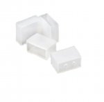 50 Pcs / Pack Single Color End Cap used for IP67 or IP68 10mm Wide SMD5050 or 8mm SMD3528 LED Flexible Strip
