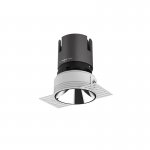 7W Frameless Embedded LED Spotlight Home High Display Finger Anti-glare Pre-buried COB No Main Lamp Downlight