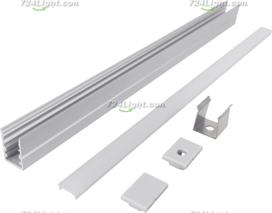 1015 Bar KTV Cinema Project Ultra Narrow 8 Wide PCB Line Light Hard Light Bar Aluminum Slot Shell Kit