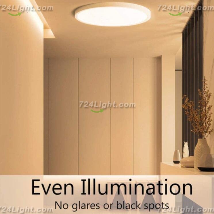 15.74 Inch 32W LED Light Fixtures Ceiling Flush Mount for Bedroom, Kitchen, BathroomLamps Ultrathin