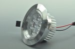 7W CL-HQ-01-7W LED Ceiling light Cut-out 91mm Diameter 4.3" Silver Recessed Dimmable/Non-Dimmable LED Downlight