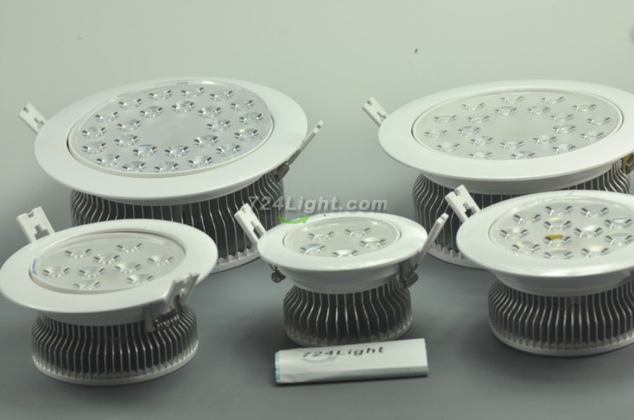21W LD-CL-CPS-01-21W LED Down Light Cut-out 160mm Diameter 7.5" White Recessed Dimmable/Non-Dimmable LED Down Light