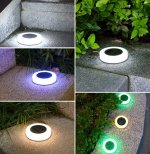 Solar Buried Light, Outdoor Led Landscape Light for Garden Path Lawn Decoration