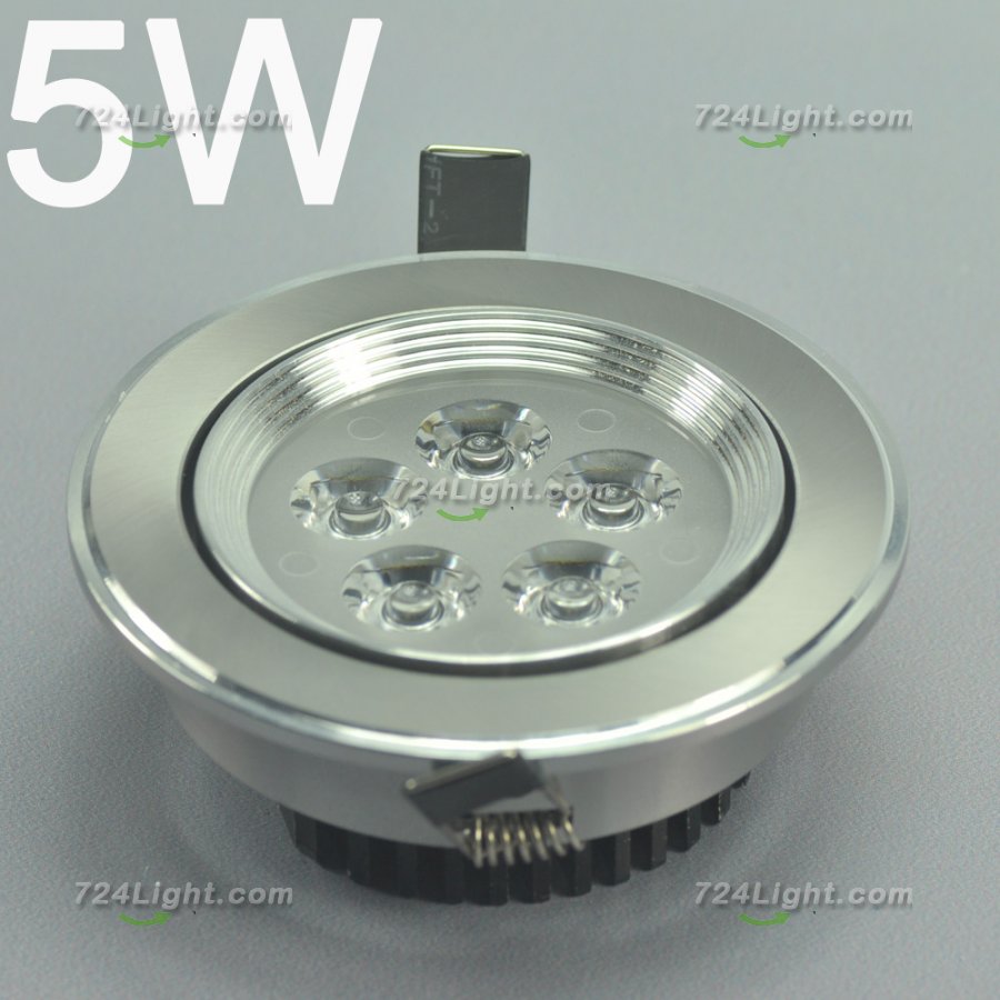 5W CL-HQ-04-5W LED Downlight Cut-out 91mm Diameter 4.3\" Gray Recessed Dimmable/Non-Dimmable Ceiling light