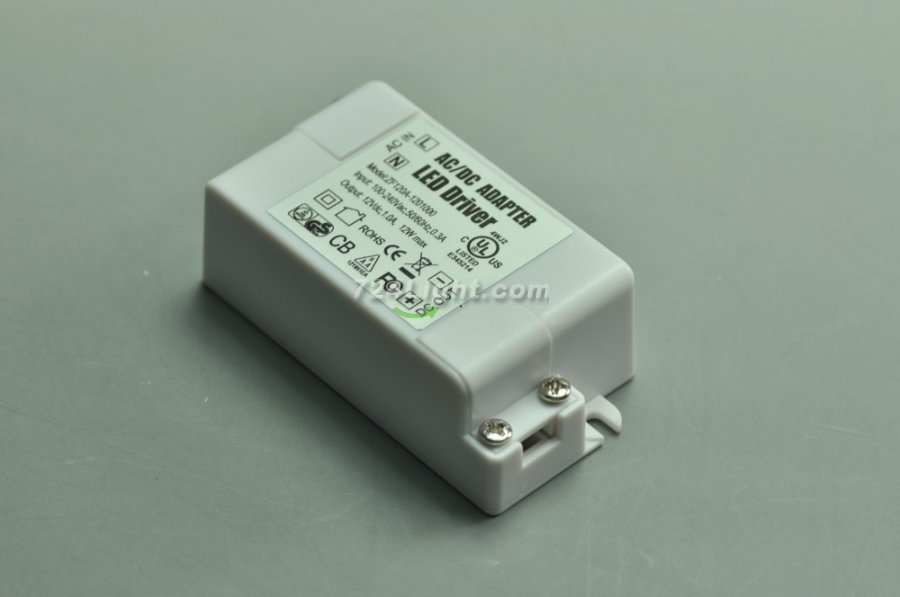 12 Watt LED Power Supply 12V 1A LED Power Supplies UL Certification For LED Strips LED Light