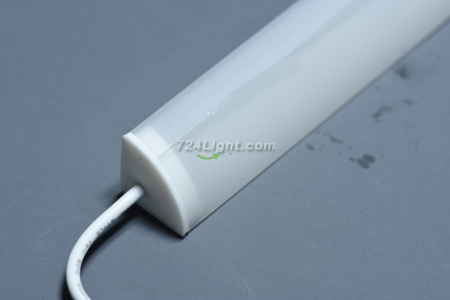 Waterproof 1Meter 39.5-Inch Plastic Bathroom Mirror Strip Light 90Â° Right Angle LED Under Cabinet Light All in One Kit