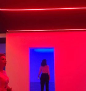 16.4FT DC12V T1616 Silicone RGB Color Changing LED Neon Flexible IP67 Waterproof Strip Lights for DIY Indoor Outdoor Decorative Signs Letters