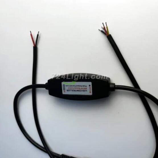 DC 5V-24V IP65 Waterproof Wireless RGB Controller with Mini RF Wirelless 24keys Remote Controller for SMD5050 3528 RGB LED Strip Lights