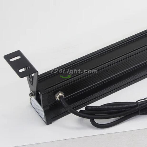 Linkable 7060 Linear LED RGB Wall Washer Lights with Remote Controller, 36W Waterproof Color Changing Wall Washer LED Light for Outdoor/Indoor Lighting Projects, Hotels, Building Wall Decorations