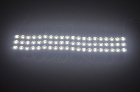 Epistar 3528 LED Modules UL certification 0.24W LED Modules String 45mm*8mm 12V Epistar LED Modules Waterproof Side View Emitting Module