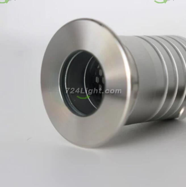 4PCS Pack 3W IP67 Waterproof LED Underground Light DC12-24V Stainless Steel Aluminum Outdoor Anti-Glare Honeycomb LED Step Light