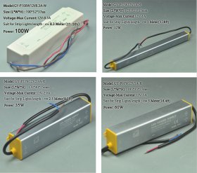 12V LED Waterproof Power Supply 20W 35W 60W 75W 100W LED Power Supplies Waterproof IP67 For LED Strips LED Lighting