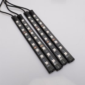 Car decorative light, 5050 9led car LED one for four indoor foot lights