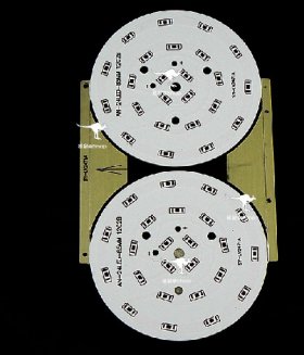 12W 24LED SMD5630 5730 Circular Aluminum Plate Diameter Combination Φ85mmx2