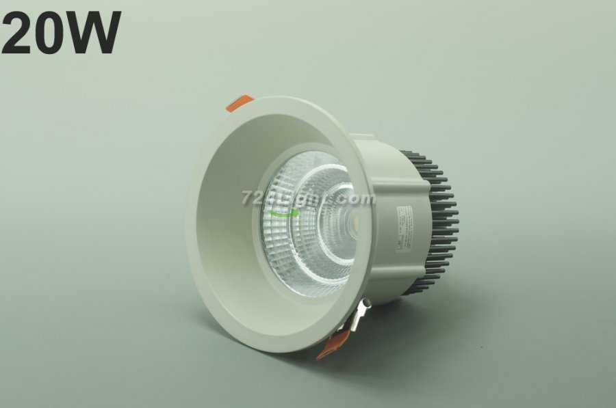 LED Spotlight 9W Cut-out 90MM Diameter 4.2\" White Recessed LED Dimmable/Non-Dimmable LED Ceiling light
