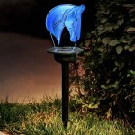 Solar Garden Light, Waterproof Acrylic Lawn Light for Garden, Yard, Pathway, Party, Porch Decoration