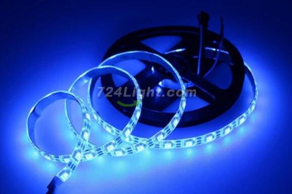 DC 5V SK6812 Individually Addressable LED Strip Light 5050 RGB 16.4 Feet (500cm) 60LED/Meter LED Pixel Flexible Tape White PCB