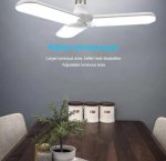 45W Deformable LED Garage Ceiling Lights 4500LM 6500K White 400 Watt Equivalent CRI80+ E26/E27 Base