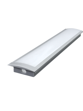 With edge office line light kit aluminum trough shell aluminum lamp trough