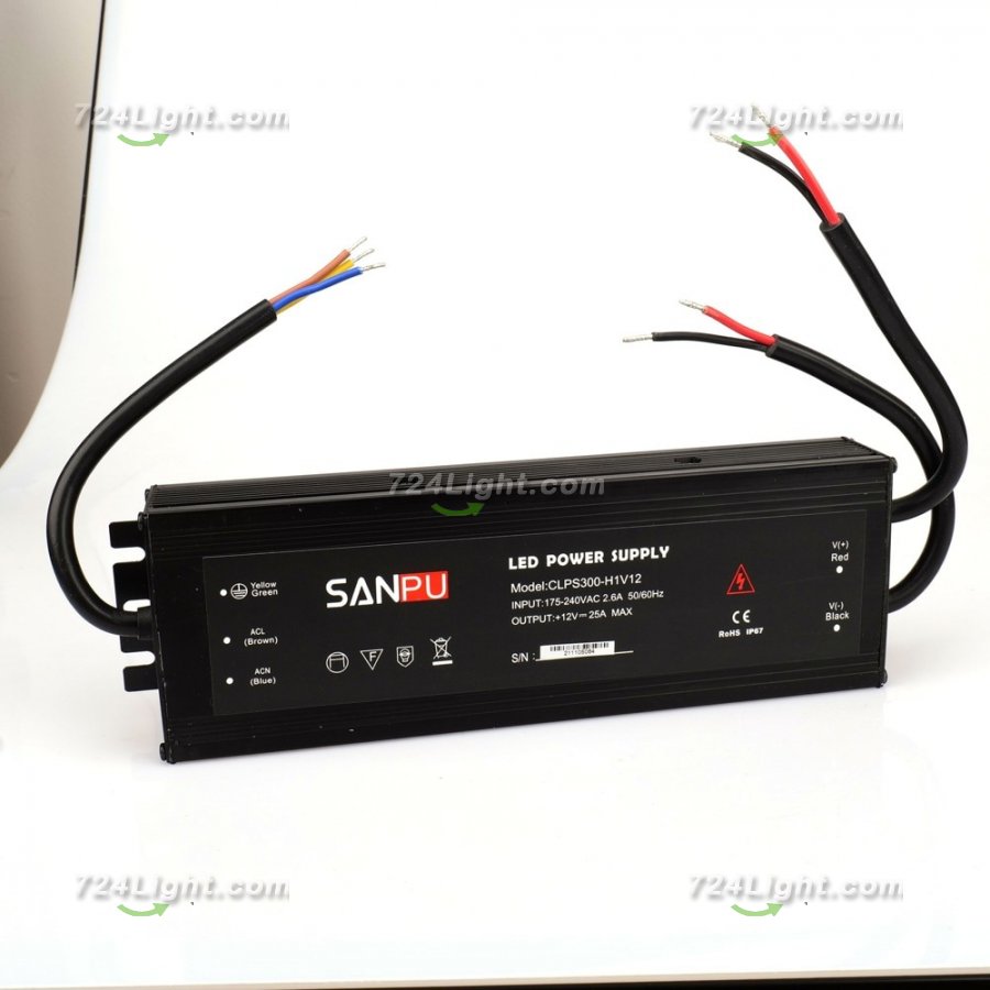 12V 300 WATT LED POWER SUPPLY 25A LED POWER SUPPLIES FOR LED STRIPS LED LIGHT