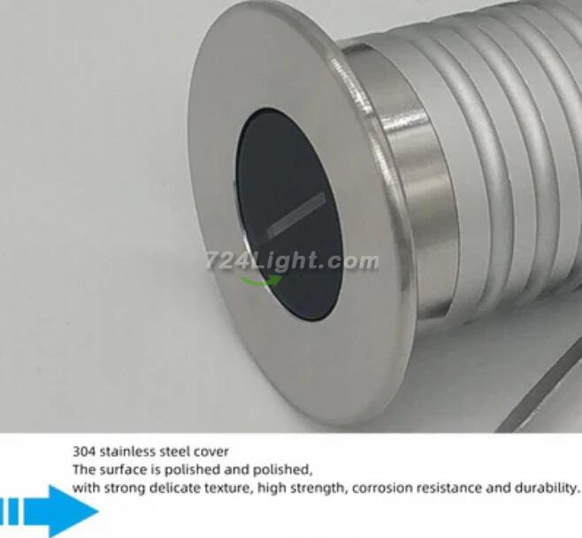 8PCS Pack 1W/3W DC12-24V IP67 Engineering Model Villa Garden Scenic Step Light One Beam Light LED Projection Light