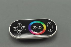 2.4G Full Color LED RGB Strip RFController DC12V-24V 3Channels 24A Touchable Remote Controller