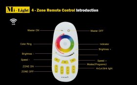 9W E27 RGBW Full Color LED Bulb Kits