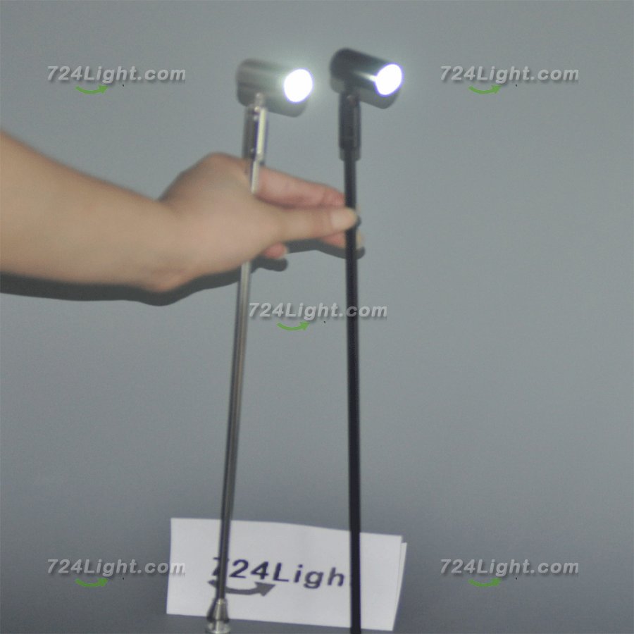 1W LED Jewelry Showcase Standing Spot Light Warm White Pure White LED Cellphone Showcase Standing Spotlight