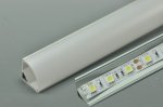 3 meter 118.1" LED 90Â° Right Angle Aluminium Channel PB-AP-GL-006 16 mm(H) x 16 mm(W) For Max Recessed 10mm Strip Light LED Profile With Arc Diffuse Cover