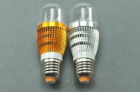 Mini 3W E27 Golden/Silver Shell LED Globe bulb