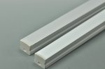 LED Channel U Aluminum Extrusion Recessed LED Aluminum 12.2 width 1 meter(39.4inch) LED Profile