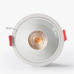 15W EMBEDDED ANTI-GLARE SPOTLIGHTLED CEILING LIGHT HOME LIVING ROOM WALL WASHER LIGHT COB NARROW EDGE DOWNLIGHT