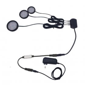 A-Series 3 Pack (3*2W) Dimmable CRI 90 Ultra Thin LED Under Cabinet Puck Lights With Dimmer & Power Adapter, All Accessories Included