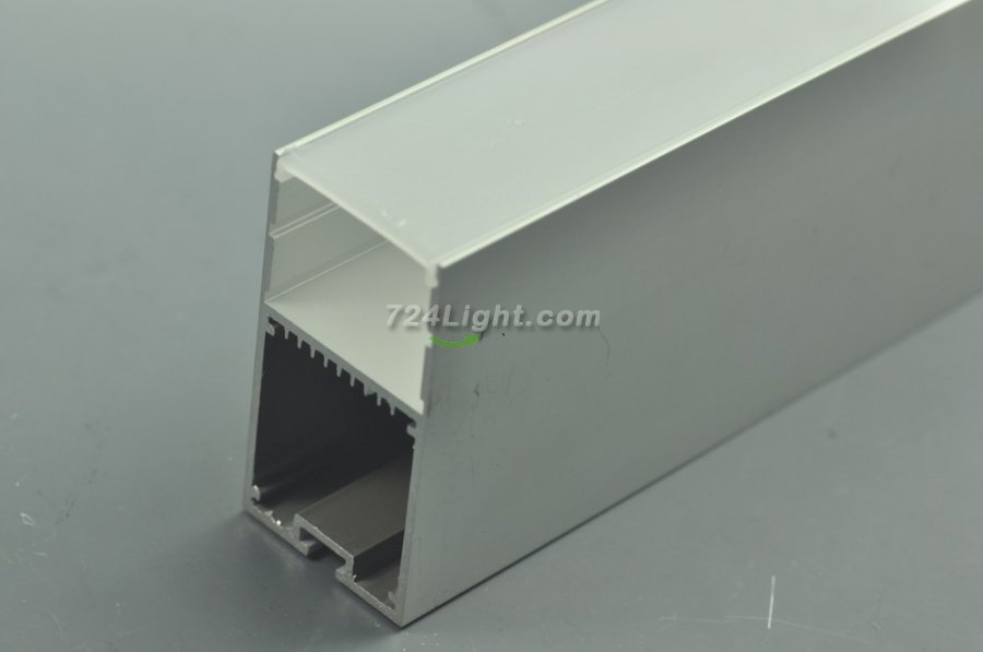 2.5 Meter 98.4â€œ Aluminum LED profile for Droplight with Internal driver transformer space for led strip